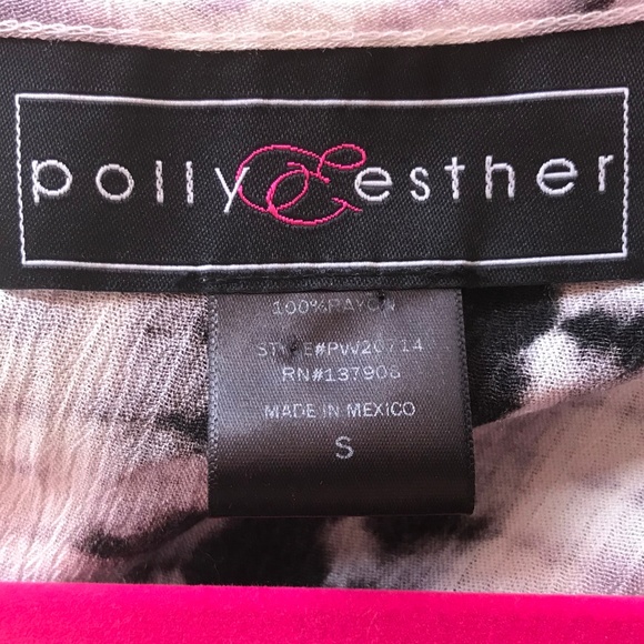 Polly & Esther Crop Top Tie-Dye Small - Picture 6 of 8